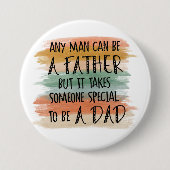 Stepdad Father's Day-Geschenk | Besondere Väter Button (Vorderseite)