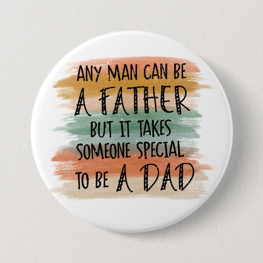 Stepdad Father's Day-Geschenk | Besondere Väter Button (Vorderseite)