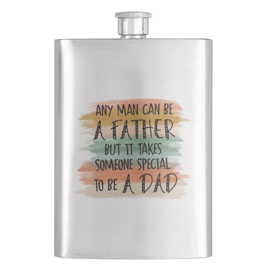 Stepdad Father's Day-Geschenk | Besondere Väter Flachmann (Vorderseite)