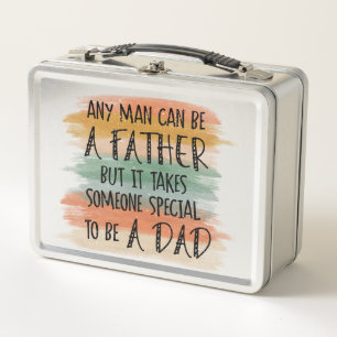 Stepdad Father's Day-Geschenk Besondere Väter Metall Brotdose