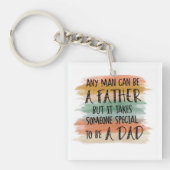 Stepdad Father's Day-Geschenk | Besondere Väter Schlüsselanhänger (Vorderseite)