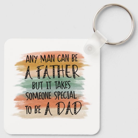 Stepdad Father's Day-Geschenk | Besondere Väter Schlüsselanhänger (Rückseite)