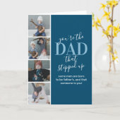 Stepdad Father's Day Photo Karte (Gelbe Blume)