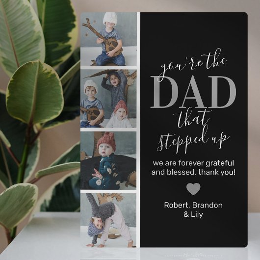 Stepdad Foto Plaque Fotoplatte