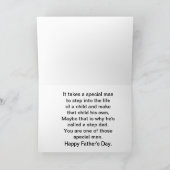 Stepdad-Karte der Vatertag Karte (Innenseite)