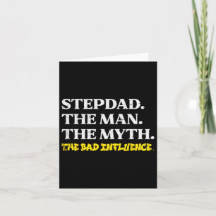 Stepdad Man Myth D Influence Funny Step Vater Vate Karte