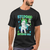 Stepdad of the Birthday Party Princess Dabbing Uni T-Shirt (Vorderseite)