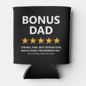 Stepdad Rating | Bonus Vater Dosenkühler (Vorderseite)