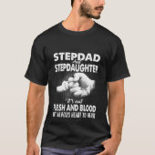Stepdad StepTochter Wortart-Stimmung T-Shirt (Vorderseite)