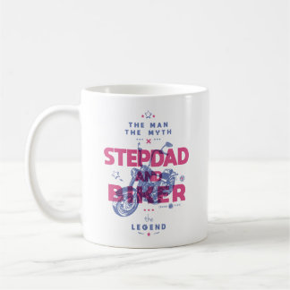 Stepdad und Biker der Mann der Mythos der Legende Kaffeetasse