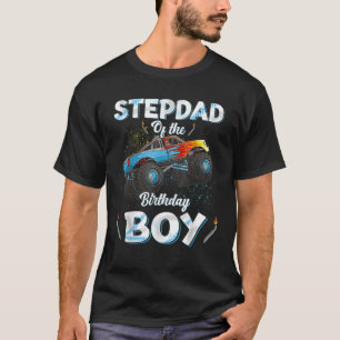 Stepdad vom Geburtstagsjungen Monster Truck Bday M T-Shirt