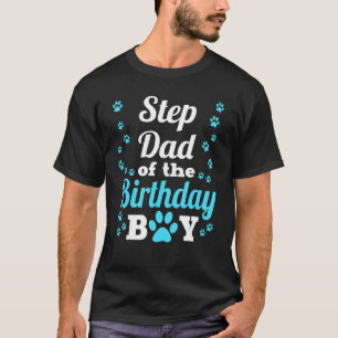 Stepdad vom Geburtstagskind Paw Bday Party Cel T-Shirt