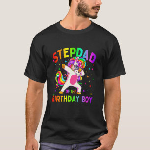Stepdad von der Geburtstagsparty Boy Dabbing Unico T-Shirt