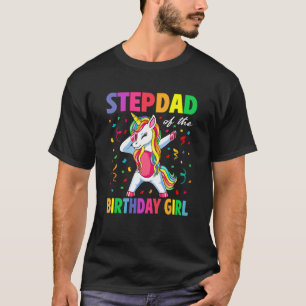 Stepdad von der Geburtstagsparty Girl Dabbing Unic T-Shirt