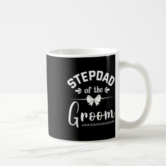 Stepdad von der Groom Bride Happy Wedding Marry Hu Kaffeetasse (Rechts)