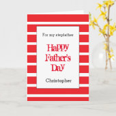 Stepfather des modernen Roten Vaters Karte (Gelbe Blume)