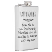 Stepfather-Geschenk Flachmann (Rechts)