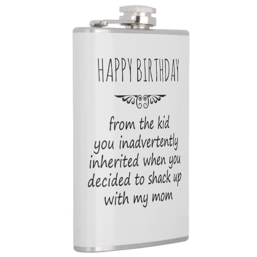 Stepfather-Geschenk Flachmann (Rechts)