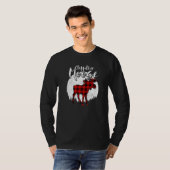 Stepfather Moose Red Plaid Buffalo Matching Family T-Shirt (Vorne ganz)