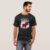 Stepfather Moose Red Plaid Buffalo Matching Family T-Shirt (Vorne ganz)