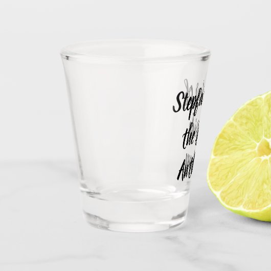 Stepfather of the Bride Black Individuelle Name We Schnapsglas (Links)