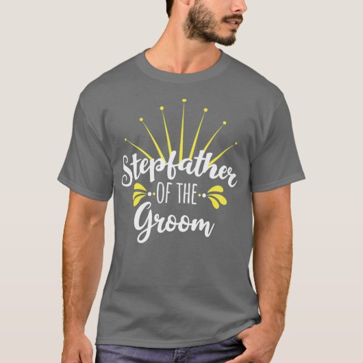 Stepfather of the Groom T-Shirt (Vorderseite)