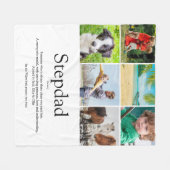 Stepfather Stepdad - das beste Foto der Welt - Def Fleecedecke (Vorderseite (Horizontal))