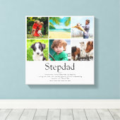 Stepfather Stepdad - das beste Foto der Welt - Def Leinwanddruck (Insitu (Holzboden))