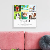 Stepfather Stepdad - das beste Foto der Welt - Def Leinwanddruck (Insitu (Wohnzimmer))