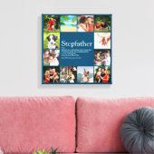 Stepfather, Stepdad Definition 12 Foto Fun Blue Leinwanddruck (Insitu (Wohnzimmer))