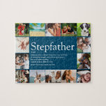 Stepfather, Stepdad Definition 14 Foto Blau Puzzle<br><div class="desc">14 Foto Collage Puzzle für Sie zu personalisieren für Ihren besonderen Stiefvater, Stiefvater oder Papa, um ein einzigartiges Geschenk für Vatertag, Geburtstage, Weihnachten oder jeden Tag, den Sie gewollt, um zu zeigen, wie viel er für Sie bedeutet. Eine perfekte Art, ihm zu zeigen, wie phantastisch er jeden Tag ist. Entwickelt...</div>