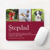 Stepfather Stepdad Definition 3 Foto Burgundy Mousepad (Mit Mouse)