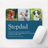 Stepfather Stepdad Definition 3 Foto Fun Blau Mousepad (Mit Mouse)