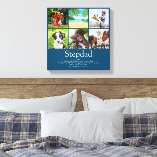 Stepfather, Stepdad Definition 6 Foto Fun Blue Leinwanddruck (Insitu (Schlafzimmer))