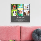 Stepfather Stepdad Definition 6 Foto Spaß grau Leinwanddruck (Insitu (Wohnzimmer))