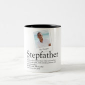 Stepfather Stepdad Definition Foto Zweifarbige Tasse (Mittel)