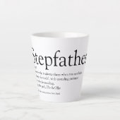 Stepfather, Stepdad Definition Milchtasse (Vorderseite)