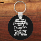 Stepfather-Tochter geboren vor Stepstochter Schlüsselanhänger (Vorderseite)