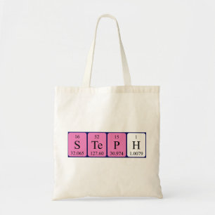 Steph Periodic Table name tobag Tragetasche