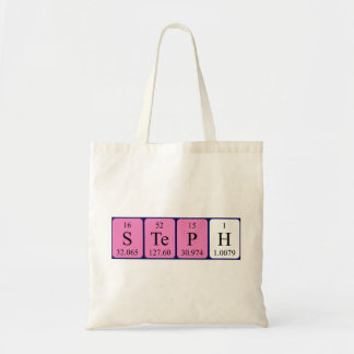 Steph Periodic Table name tobag Tragetasche