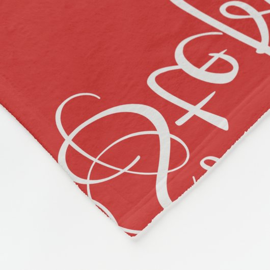 Steph personalisierte Fleece-Decke Fleecedecke (Ecke)