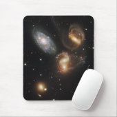 Stephan Quintett-Galaxien (Hubble Teleskop) Mousepad (Mit Mouse)
