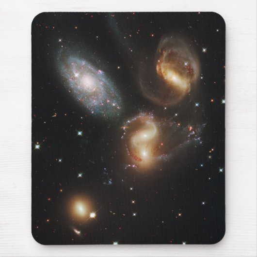 Stephan Quintett-Galaxien (Hubble Teleskop) Mousepad (Vorne)