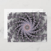 Stephani Fraktal Postkarte (Vorne/Hinten)