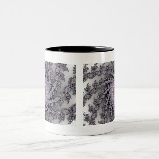 Stephani Fraktal Zweifarbige Tasse (Mittel)