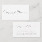 Stephanie Bernice Visitenkarte (Vorne/Hinten)