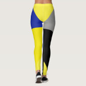 Stephanie Fügen Sie Ihren Namen Abstrakt Art Leggi Leggings (Rückseite)