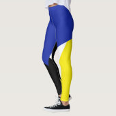 Stephanie Fügen Sie Ihren Namen Abstrakt Art Leggi Leggings (Links)