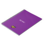 Stephanie Herz Purpur Notizblock (Linke Seite)