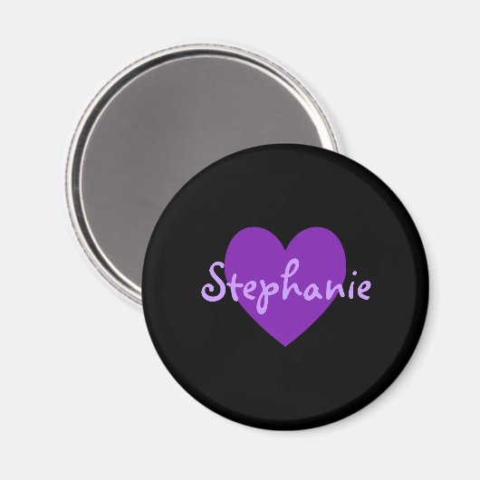 Stephanie Lila Magnet (Vorderseite/Rückseite)